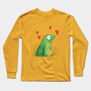 Frog in Love Long Sleeve T-Shirt